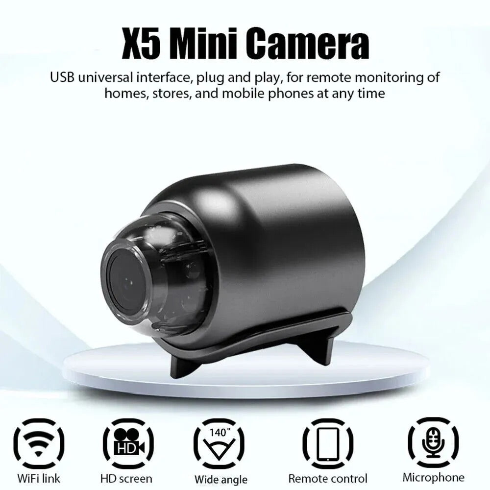 HD 1080P Wireless WiFi CCTV Indoor Mini IP Camera CAM Home Security UK